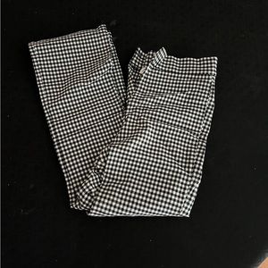 Mini Flare Gingham Pants